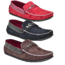 Kit com 3 Pares de Mocassim Masculino em Camurça
