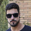 Óculos de Sol Masculino Minimalista Retangular