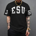 Camiseta Jesus Oversized Streetwear Masculina Feminina camisa 100% Algodão