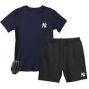 Kit Camiseta Masculina e Short Moletinho Várias Cores + Brinde