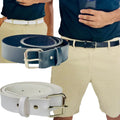 Cinto masculino plus size social basico em couro