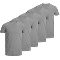 Kit 5 Camiseta Manga Curta em 100% Algodão ZAROC