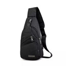 Bolsa de Ombro Masculina Anti-Roubo com Carregador USB