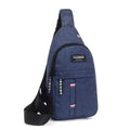 Bolsa de Ombro Masculina Anti-Roubo com Carregador USB