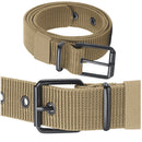 Kit 10 cintos de lona homem simples de nylon calças de cowboy